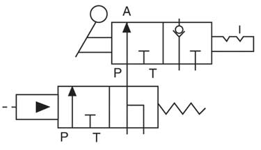 2/3-Way/2-Position Manual/Pilot Valve (9610A) â€“ Diagram