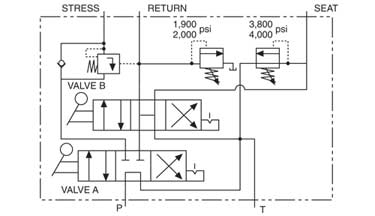 Twin 4-Way/3-Position Manual Valve (9632) - Diagram 2