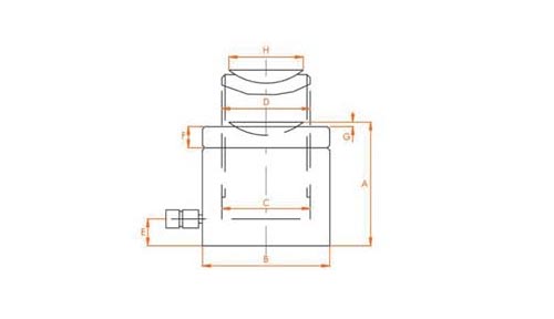 Cylinders: RC Series 55 and 620 Ton - Locking Collar - Diagram