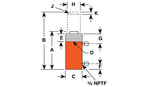 Cylinders: RD Series - Diagram