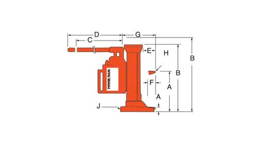 Toe Jacks - J Series - Diagram