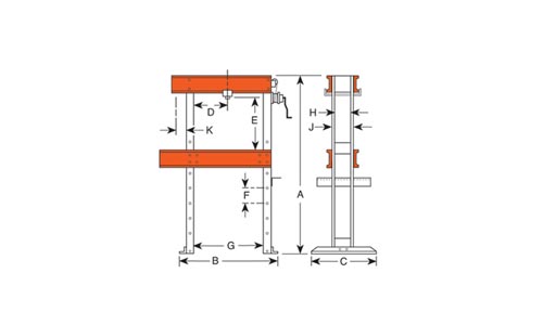 SP: H Frame Economy 25T - Diagram