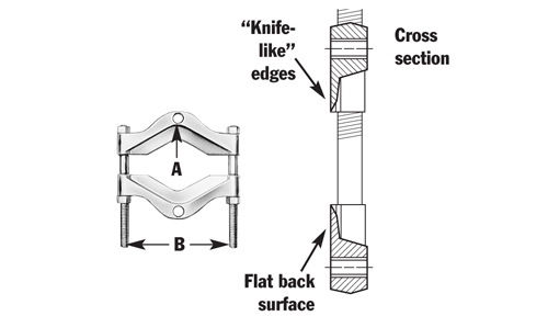 Bearing and Pulley Attachments - Diagram